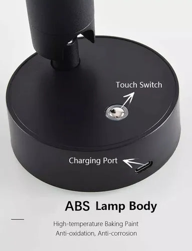 Lampara Recargable De Pared USB blanco