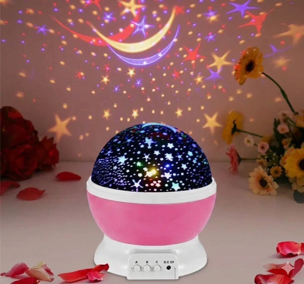 Proyector De Luz Nocturna Rosado
